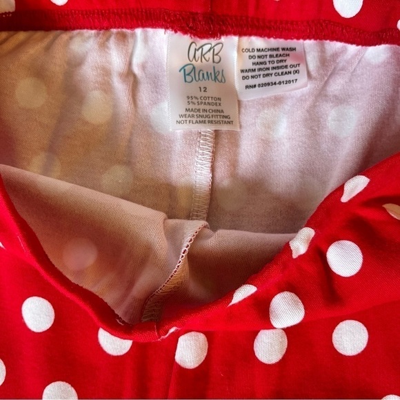 Christmas unicorn long sleeve red and white pajamas personalized name “Vera” - Picture 3 of 3